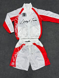 "too trim" LVT Windbreaker shorts set