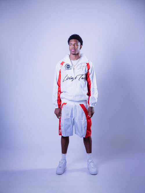 "too trim" LVT Windbreaker shorts set